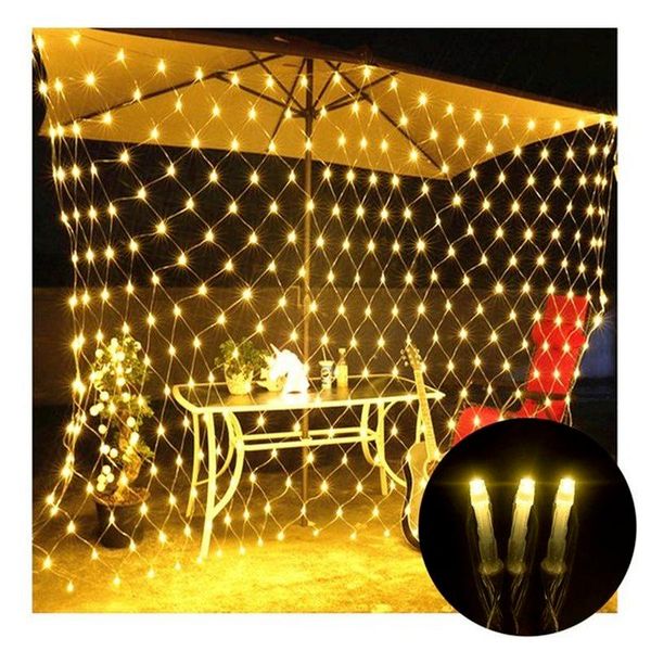

strings net led string lights 8modes 220v 3x2m 6x4m 8x10m festival christmas decoration year wedding party waterproof curtain light