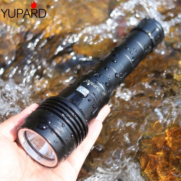

xhp-50 led underwater ultra bright scuba diving torch 20000 lumens waterproof fill light diver lantern flashlights torches