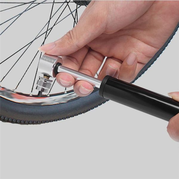 

bike pumps mini bicycle pump portable light aluminum alloy air mountain cycling tire gas needle inflator
