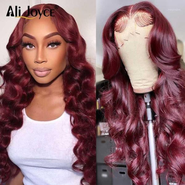 

body wave for black women 13Ã4 lace front wig baby hair 4Ã4 closure 99j bleached knots brazilian remy human wigs1, Black;brown