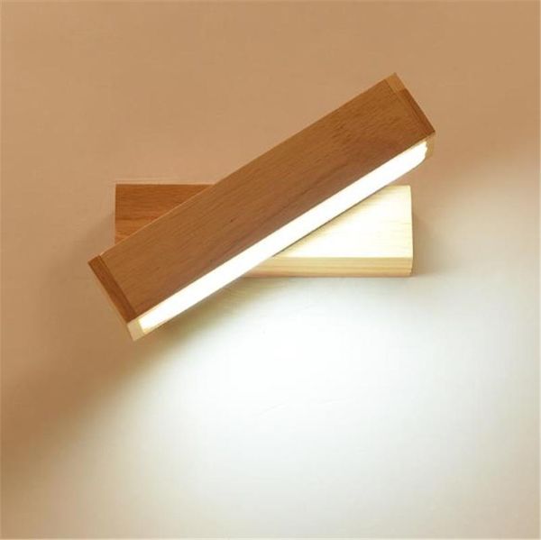 

wall lamp nordic simple wooden led lamp, modern bar restaurant living room adjustable lighting light, corridor porch decor lamps