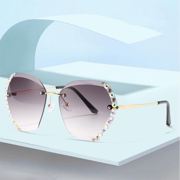 

sunglasses fashion retro luxury diamond rhinestone for women brand design ladies elegant summer outdoor travel sun glasses, White;black