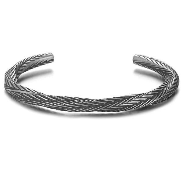 

bangle 2021 retro bracelet men's and women's cuff viking alloy leisure old fashion jewelry bangles with charms, Black