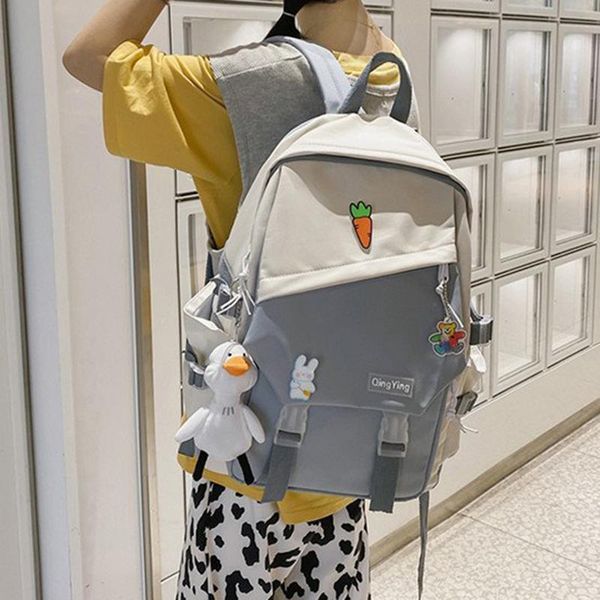 

backpack women's nylon backpack, beautiful schoolbag, student schoolbag