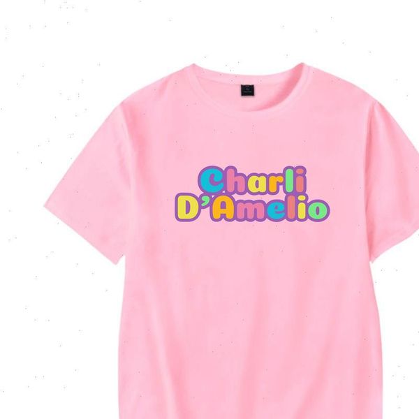 

cotton women charli damelio letters printed t shirt ulzzang vintage shirts men summer camisas mujer ropa plus size, White