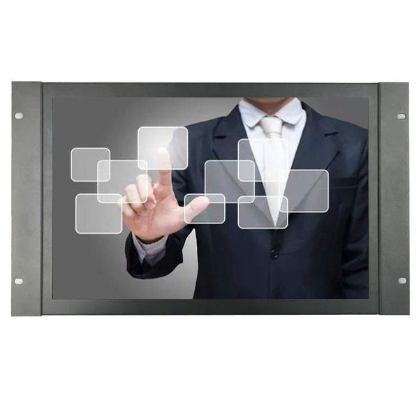 

monitors zhixianda metal case with vga d-sub bnc av usb input 17.3 inch 1920*1080 open frame capacitive touch screen monitor