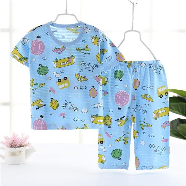 

clothing sets sundress for girls shorts children's t-shirt suit sports pants boy baby pajama underwear fashion clothes home wear, White