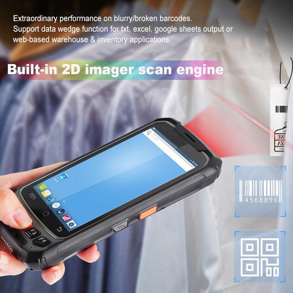 

handheld pda android rugged terminal 1d 2d barcode scanner wifi 4g bluetooth gps reader data capture scanners
