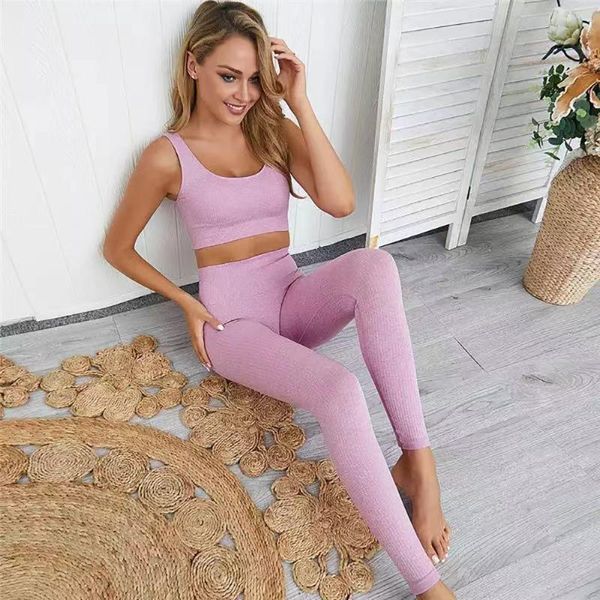 

yoga outfit seamless set gym clothing women leggings sports bra fitness sport suit 2pcs workout clothes tracksuit