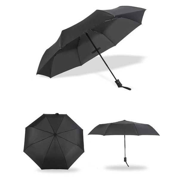 

umbrellas large wind resistant folding automatic umbrella three -fold men and women gift business windproof