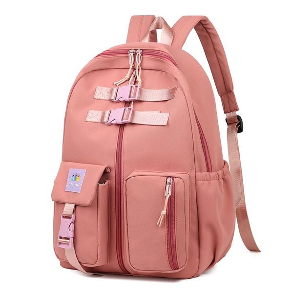 

lady female women 2021 backpack laptrendy school buckle oxford fashion girls college bags travel student book luxury