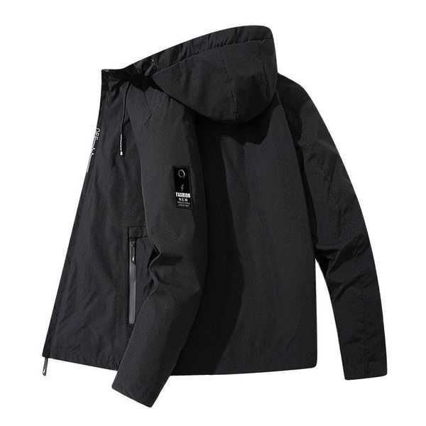 

men's jackets windbreaker waterproof military hooded water proof wind breaker casual coat male clothing 2021 spring men, Black;brown
