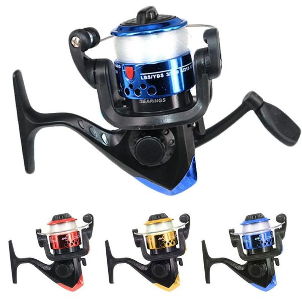 

baitcasting reels 3 bearing balls mini high speed spinning fishing reel with 60m transparent line chic