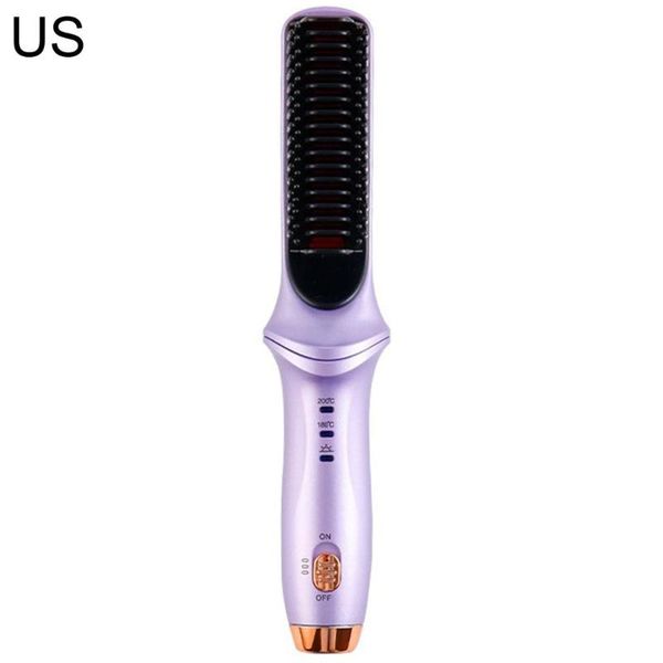 

electric hair brushes straightening comb and curling stick straight dual-use fan small straightener