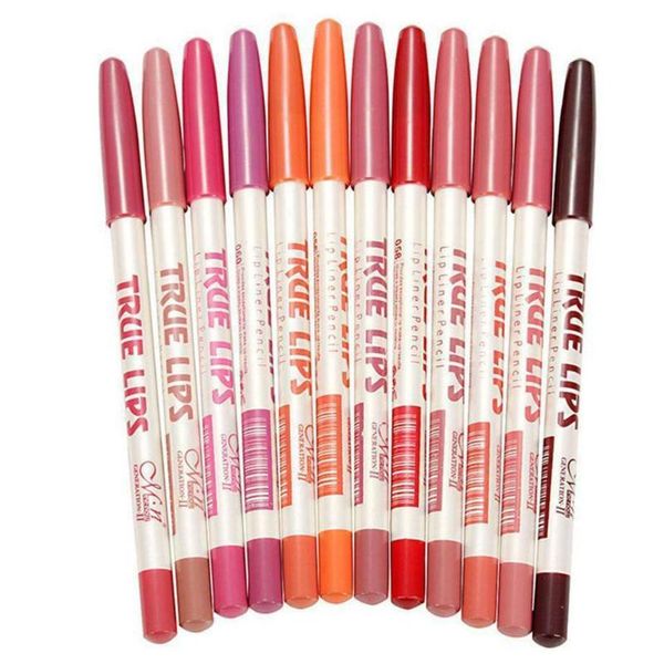 

lip pencils 6pcs/set professional wood lipliner waterproof charming make soft makeup liner tool lipstick pencil contour cosmetic up o5n1