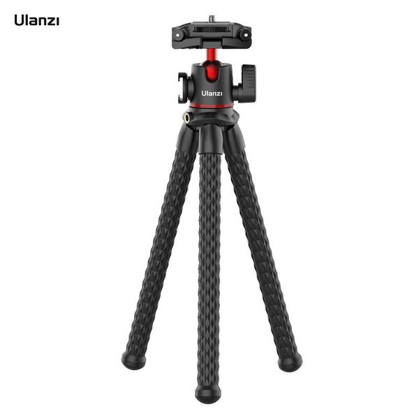 

mt-33 mini tripod with cold shoe mount ball head quick release plate for smartphone camera live vlog video tripods