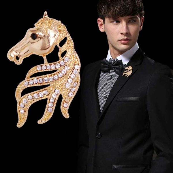 

pegasus unicorn star tassel brooch pin clothing accessories, Gray