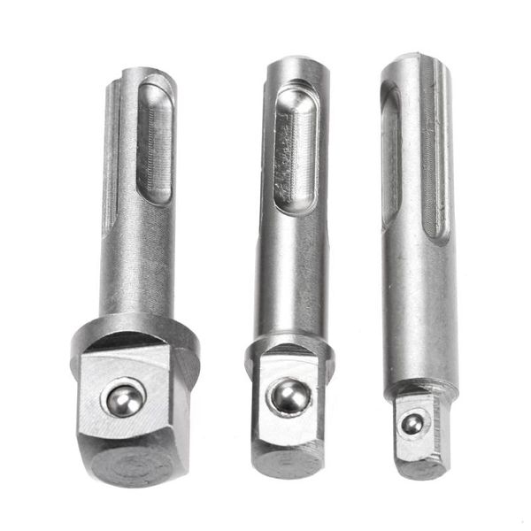 

hand tools 1pc 3/8" 1/2" 1/4" steel hex power drill bit chuck plus socket driver bar wrench extension adapters tool