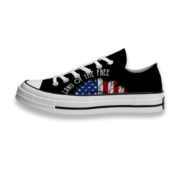 

custom printed shoes land of the because of the brave sunflower flag sneakers low mens womens skateboard sport footwear diy