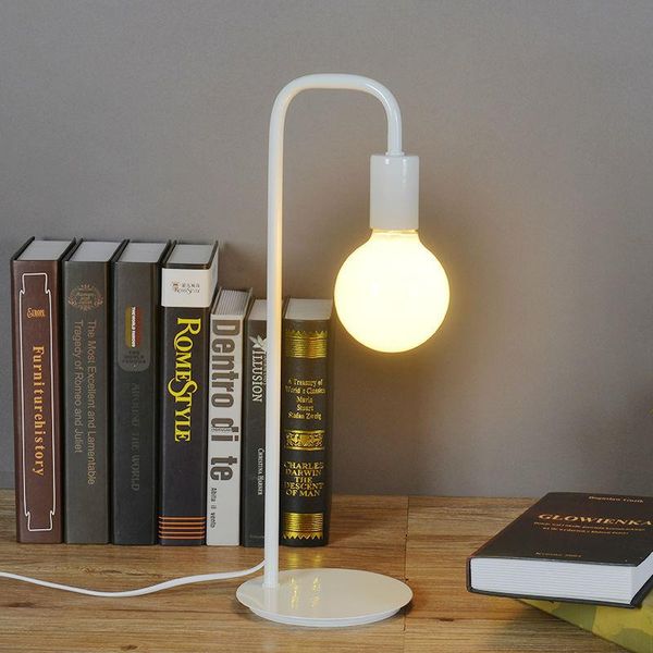

table lamps desk bedroom bedside reading lamp night lighting children learning light simple fashion iron metal paint process