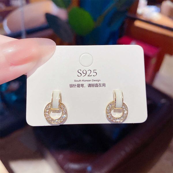 

temperament lady ornament small royal sister model earrings fashion simple geometry short