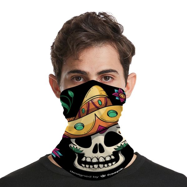 

riding printed neck cover seamls mask magic scarf sports outdoor bib