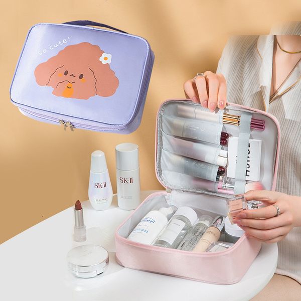 

cosmetic bag cartoon pattern cute storage large capacity travel hand washing