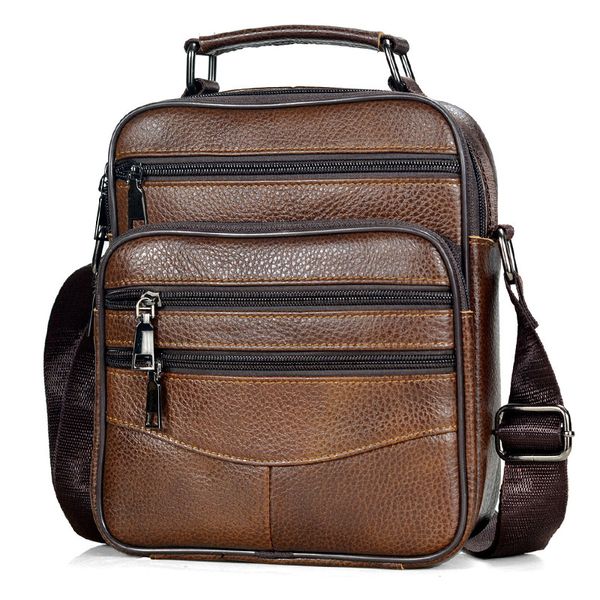 

men fashion genuine leather for mini pad boy shoulder crossbody bag