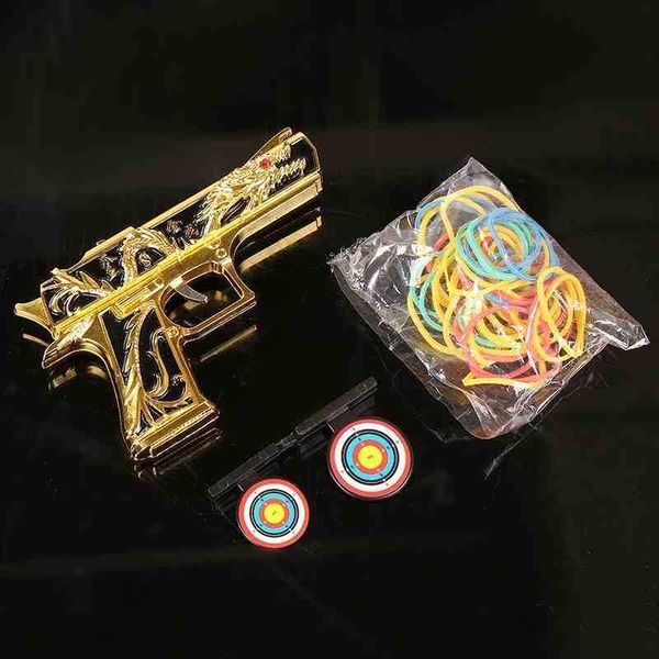 

peace elite desert eagle tiktok mauser's rubber gun, child toy metal model tremble little gift