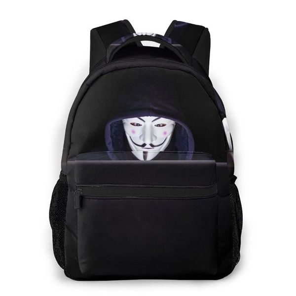 

backpack 3d hacker for girls boys travel rucksackbackpacks teenage school bag