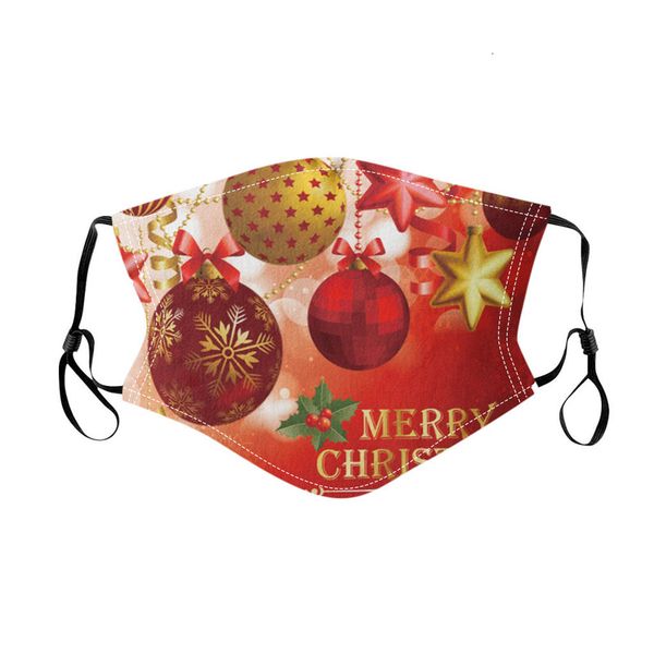 

christmas printed mask can be put filter and packaged in combination