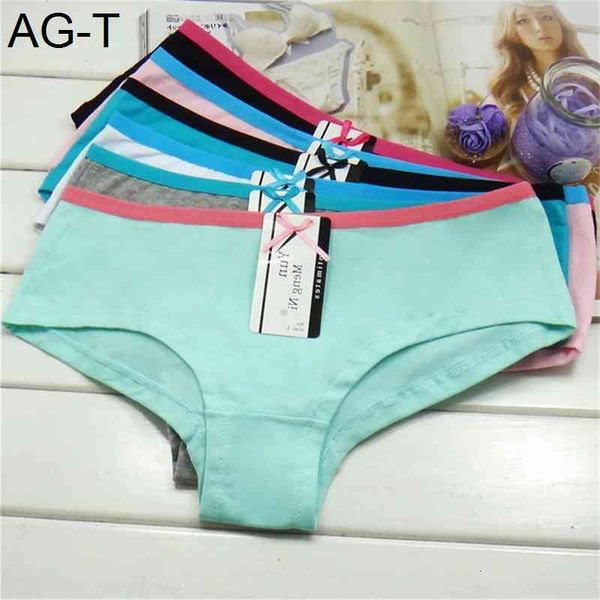 

hipping 3 pcs/lot selling underwear cotton color women's briefs, Black;pink