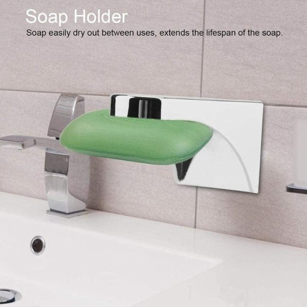 

soap dishes 1pc bathroom magnetic holder wall mount container dispenser attachment dish rack