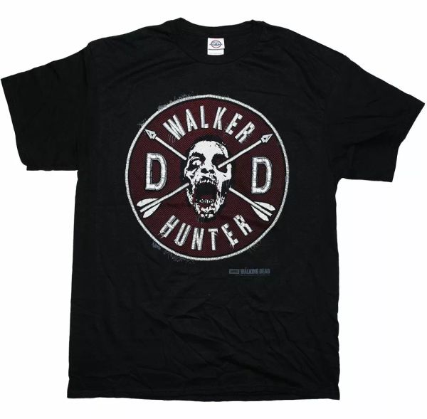 

the walking dead daryl dixon double sided printed t shirt sizes s-3xl, White;black
