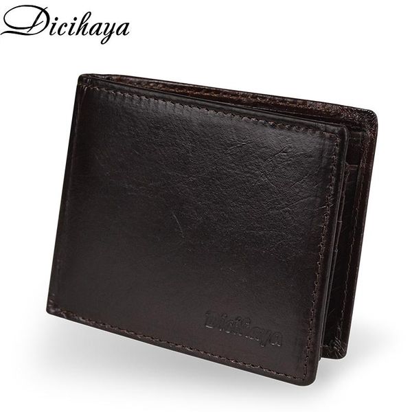 

wallets dicihaya business men's wallet short vertical male coin purse casual multi-function card holders bag zipper buckle folding, Red;black