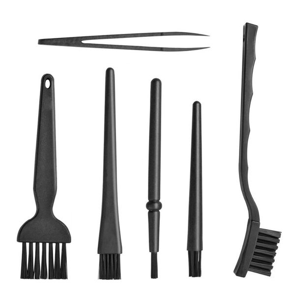 

6pcs anti static cleaning brushes lapkeyboard cleaning kit small portable anti static computer phone dust brushes cleaner