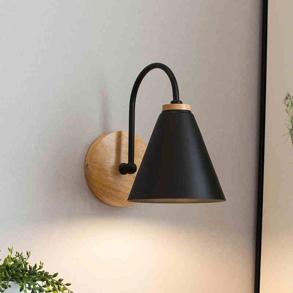 

wall lamp wooden lights bedside bedroom light sconce for kitchen restaurant modern nordic macaroon sconces