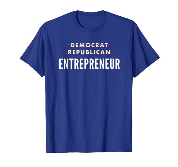 

democrat, republican, entrepreneur t shirt, White;black