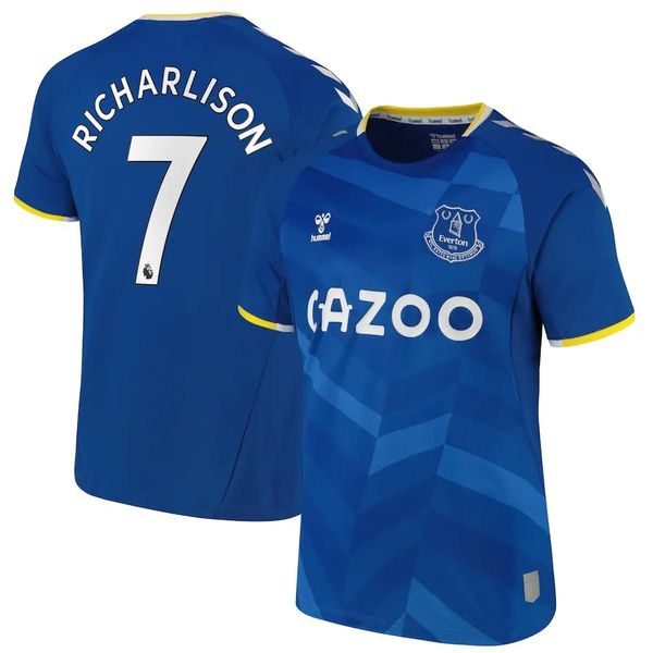

21 22 everton fc soccer jerseys calvert-lewin richarlison sigurdsson james allan football shirt pickford black y.mina mens jersey and kids k, Black;yellow