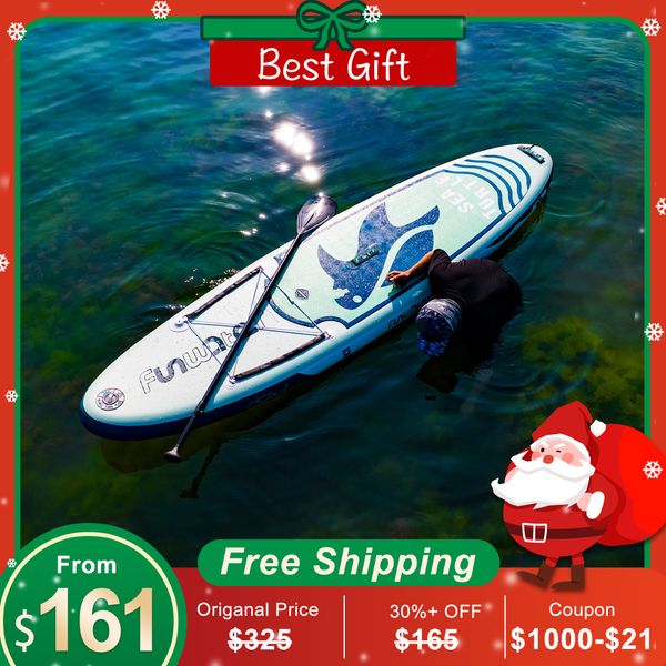 

funwater us&ca&eu warehouses dropshipping delivery within 7 days surfboard 305*76*15cm stand up paddle surf board paddleboard inflatable wat