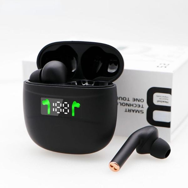 

headphones & earphones wireless bluetooth headset music with fingerprint touch led display 5.2 solution