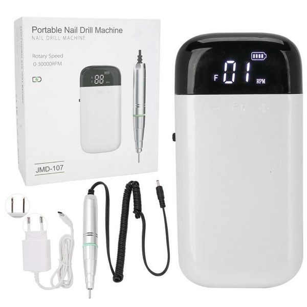 

manicure machine 30000rpm portable electric nail grinding polisher drill pen milling cutter pedicure art tool & accessories