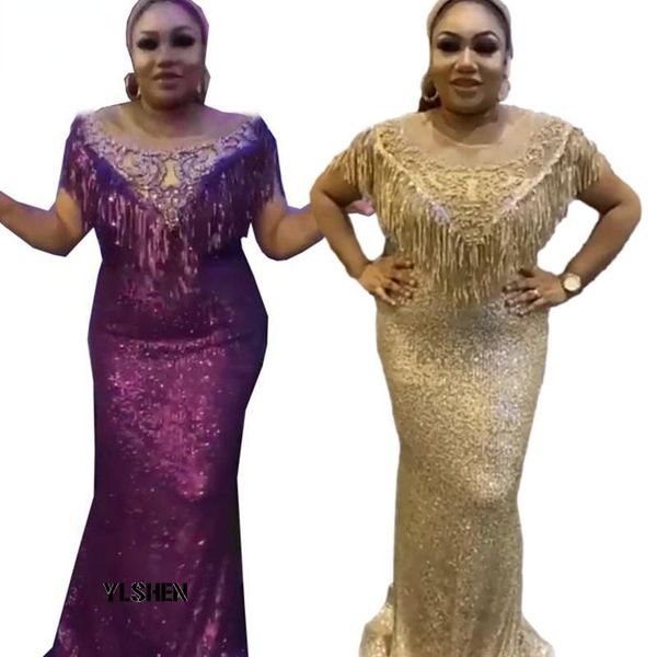 

ethnic clothing bodycon african dresses for women 2021 long maxi dress christmas clothes dashiki sequins tassel gowns robe africaine fe, Red