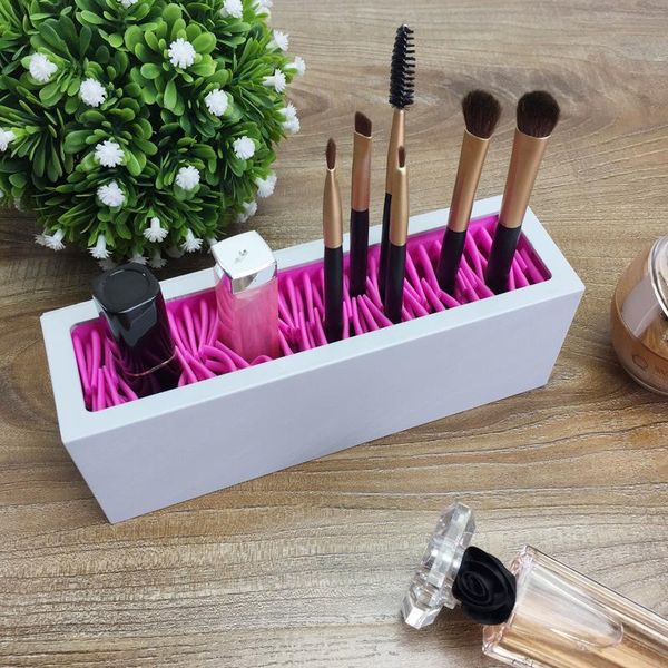 

cosmetics storage box makeup drawer nail polish container for brush lipsticks boxes & bins