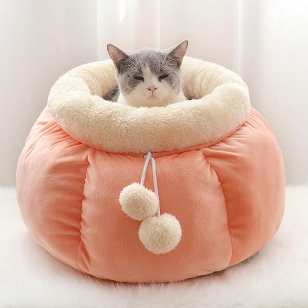 

kennels & pens pumpkin shaped cat nesting bed sleeping bag (m73)