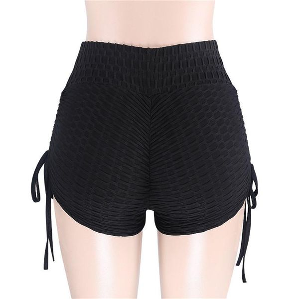 

yoga outfits women fitness shorts high waist breathable seamless quick-dry for running gym hv99, White;red