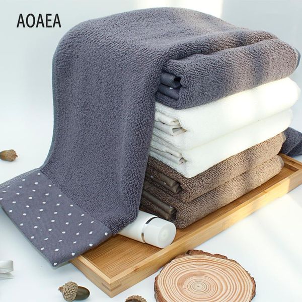 

towel aoaea cotton double-sided yarn suitable for quick-drying soft 3 color strong water absorption antibacterial