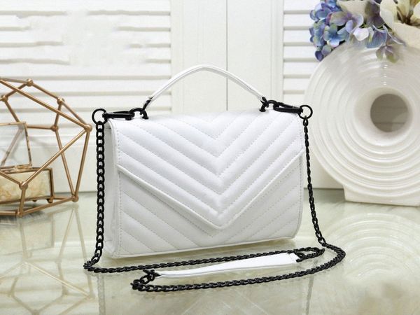

luxurys fashion designers shoulder crossbody bags women handbags purses classic chain real leather quilted clutch messenger bag q1zd#