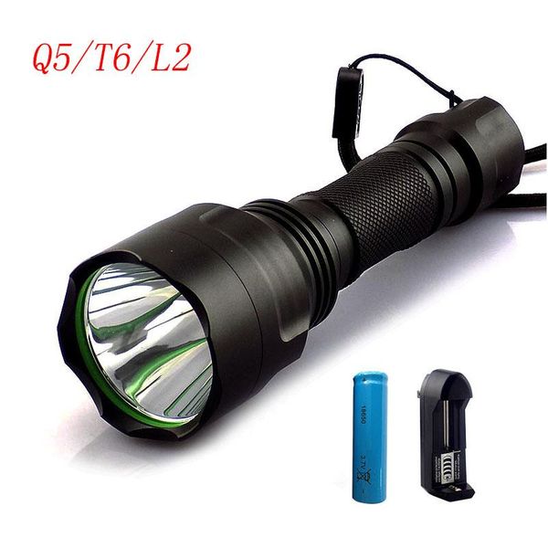 

flashlights torches high power led l2 t6 q5 torch protable flash lights lamp lampe linternas 18650 battery linterna for hunting camping