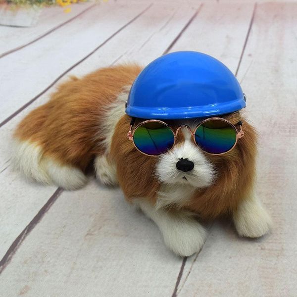 

dog apparel cap for cats useful pets handsome biker hat helmets ridding puppy doggie costumes accessoriesmotorcycle protect